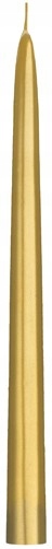 Stolové sviečky 10ks zlaté 24cm A